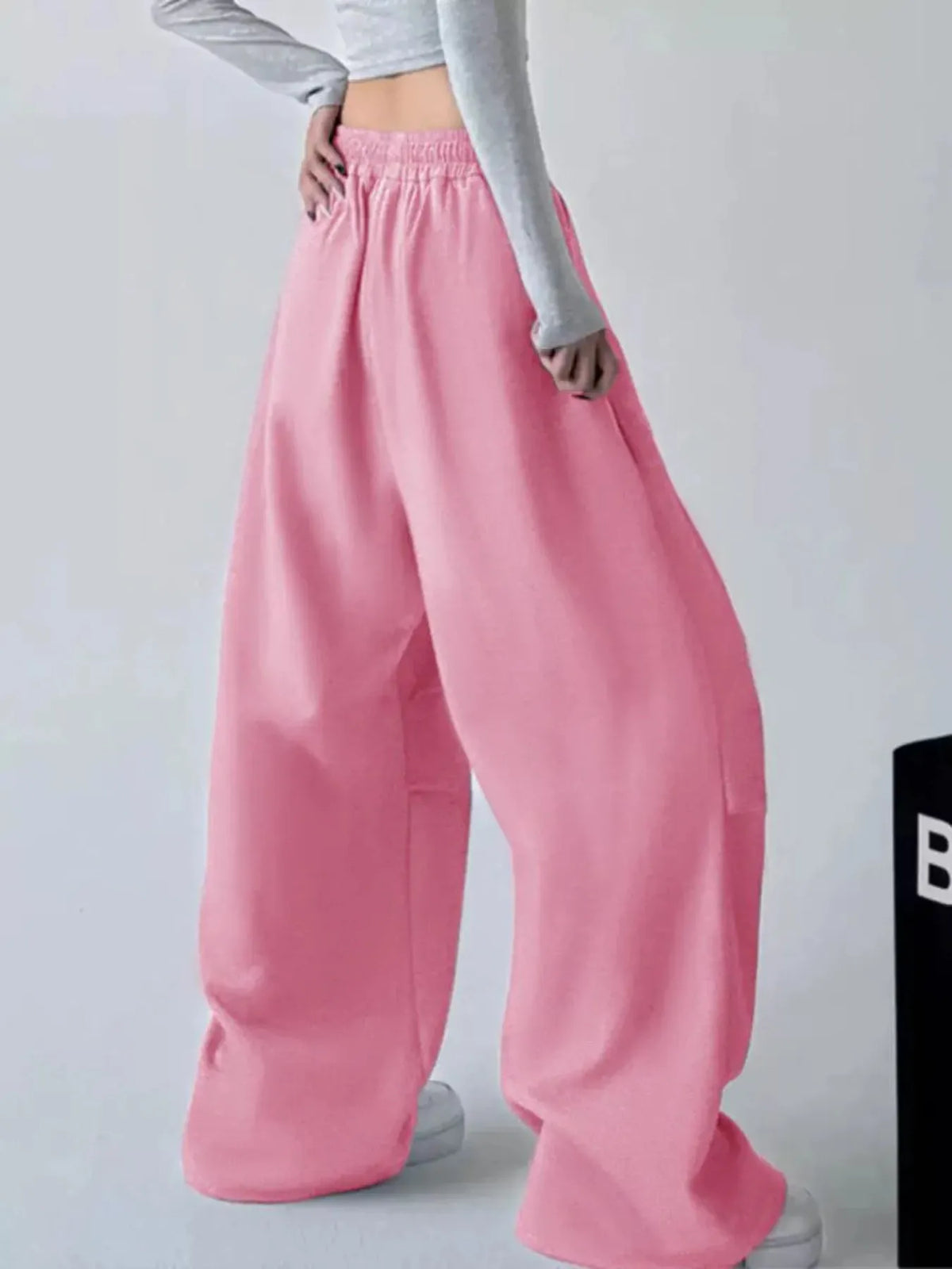 Oversized Wide Leg Drawstring Pants (12)
