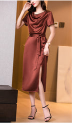 Silk Satin Dress photo 3