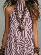 Printed Sleeveless Maxi Dress (8)