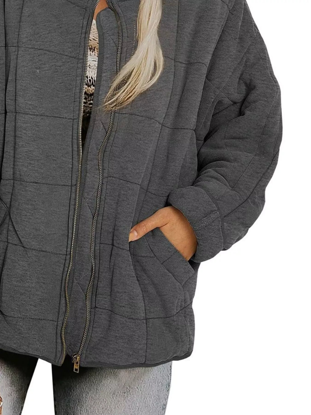 Quilted Zip Up Outerwear (36)