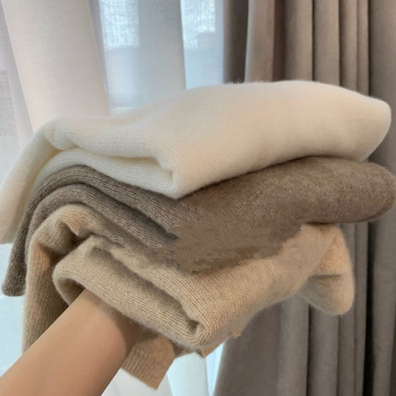 Turtleneck Cashmere Sweater Pure photo 1