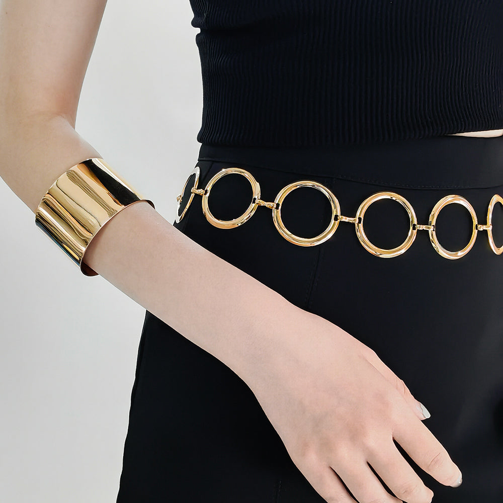 Circle Metal Chain Belt photo 9