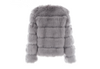 Faux Furry Slim Mink Jacket Short Faux Fur Fur Coat photo 4