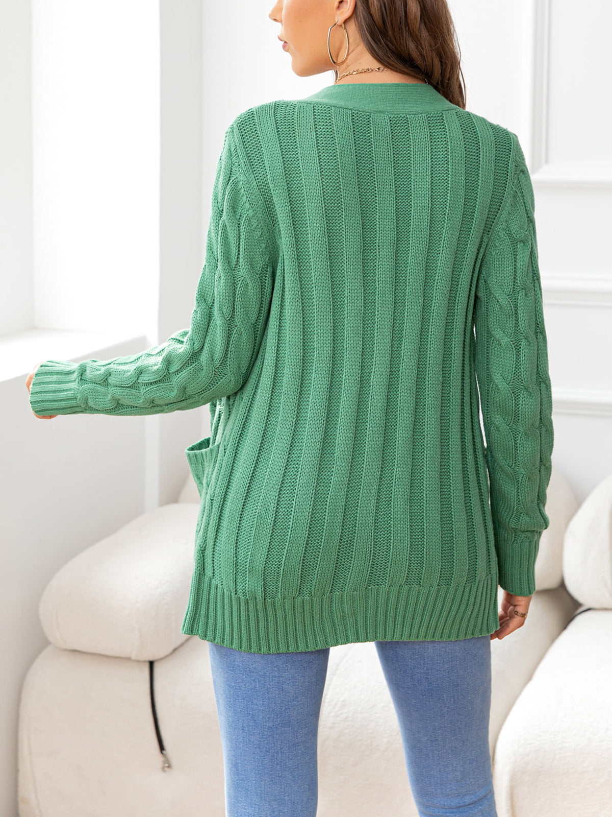 Button Down Cable-knit Cardigan (24)