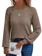 Ribbed Knit T-shirt Lace Shoulder Detail (29)