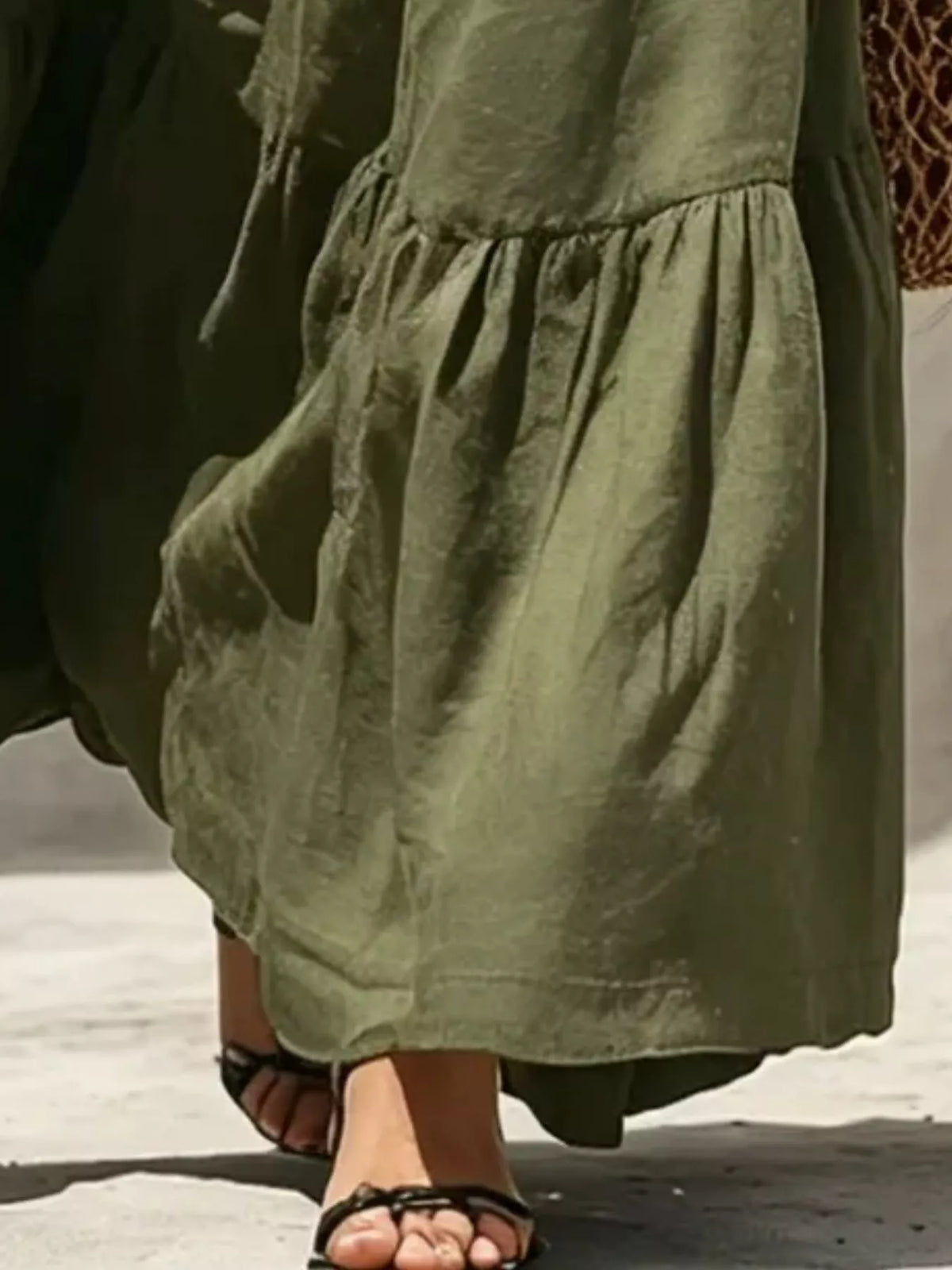 Sleeveless Tiered Maxi Dress (2)