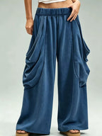 Oversized Wide-leg Cargo Pants (3)