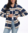 Long Sleeve Striped Plaid variant CJQB185759601AZ|CJQB185759602BY|CJQB185759603CX|CJQB185759604DW|CJQB185759605EV