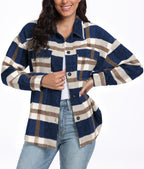 Long Sleeve Striped Plaid variant CJQB185759601AZ|CJQB185759602BY|CJQB185759603CX|CJQB185759604DW|CJQB185759605EV
