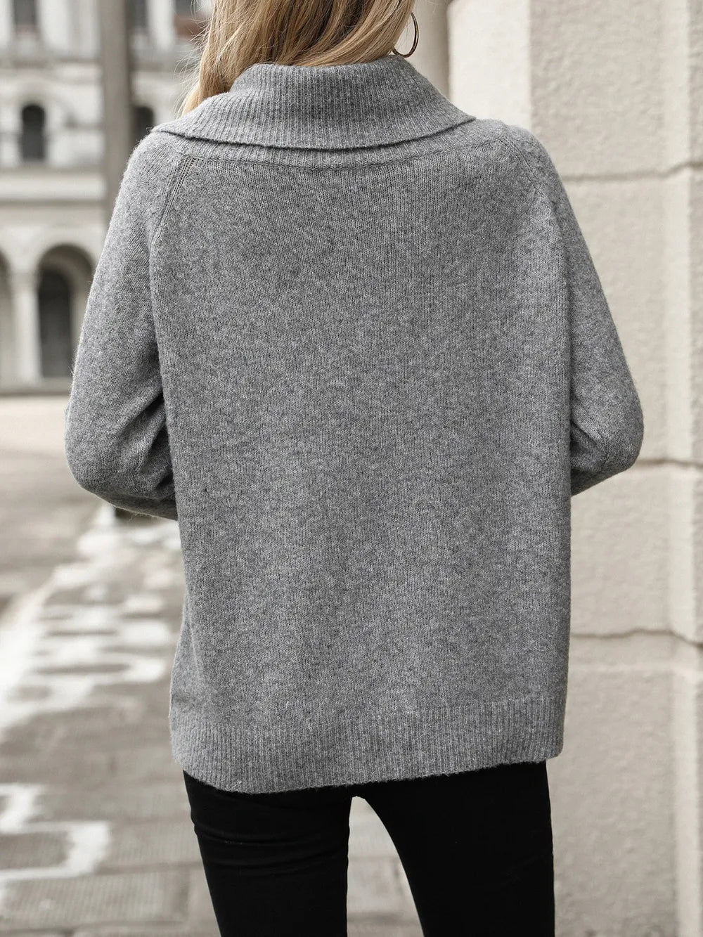 Turtleneck Long Sleeve Sweater (8)