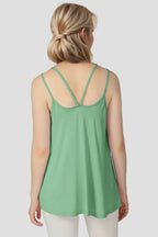 Bamboo Scoop Neck Double Spaghetti Straps Cami (19)