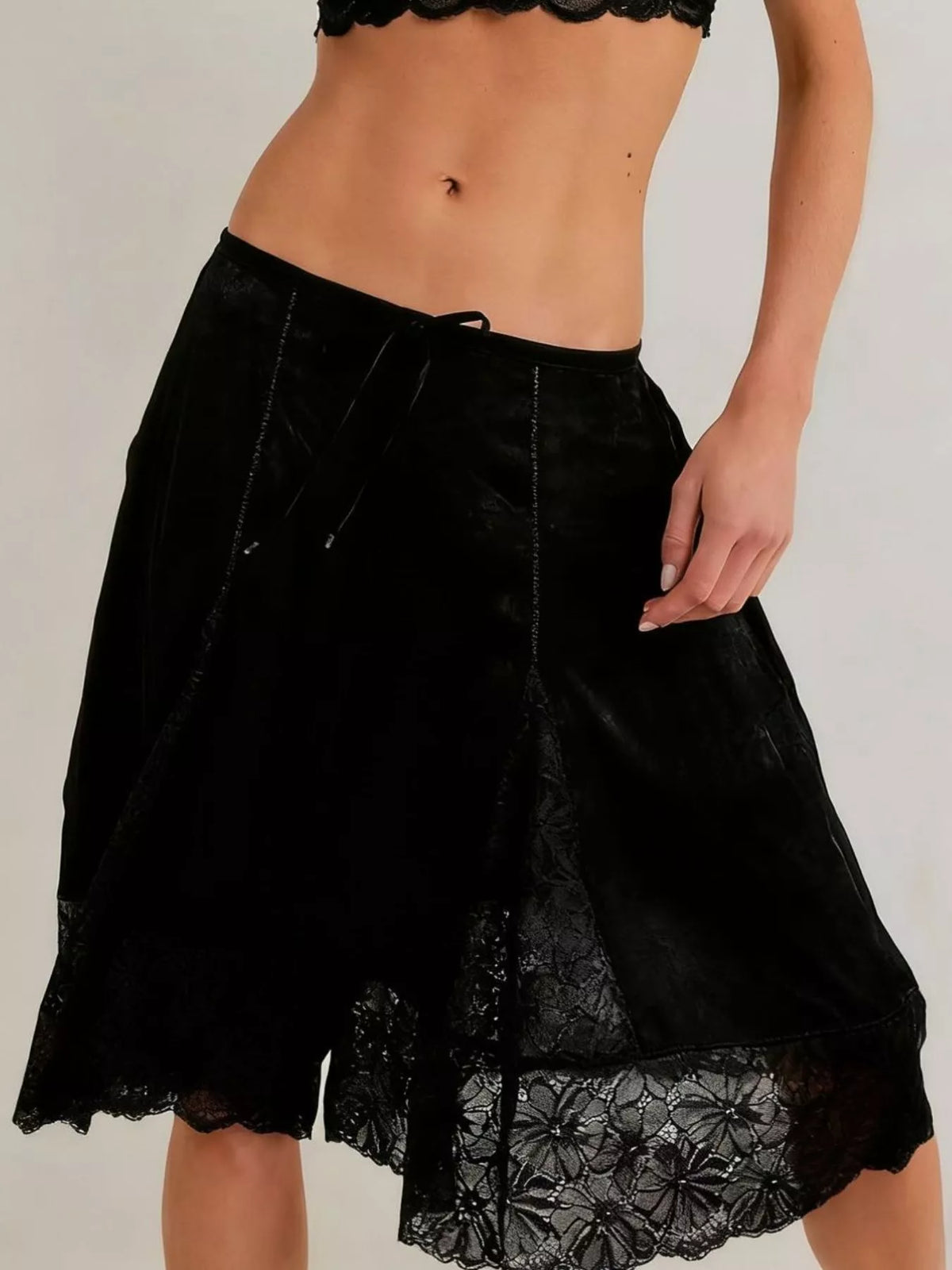 Lace Trimmed Shorts (25)