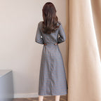 Korean Long Sleeve Long Dress photo 1