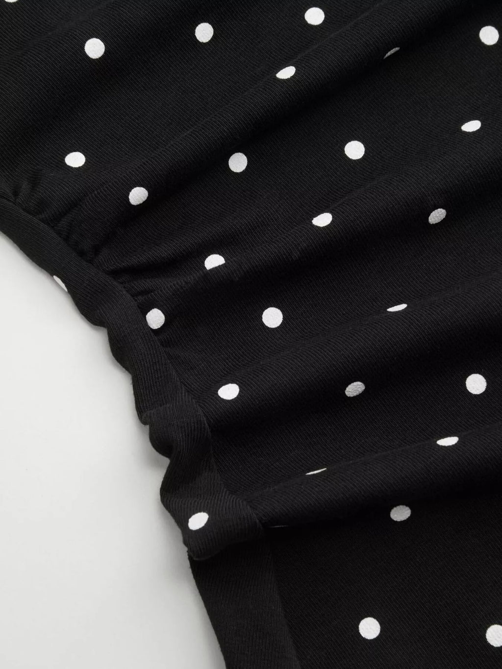 Polka Dot Flare Sleeve Mini Dress (8)