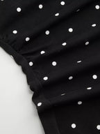 Polka Dot Flare Sleeve Mini Dress (8)