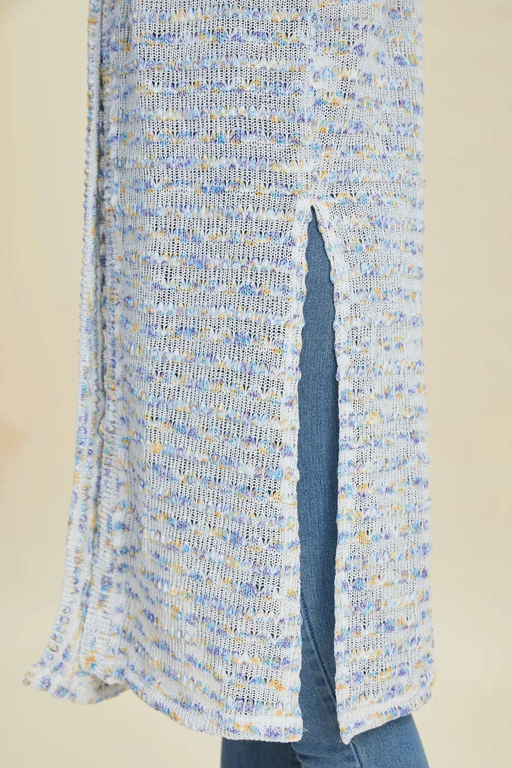 Full Size Open Front Longline Cardigan (14)