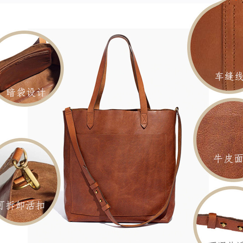 Leather Tote Medium Bag photo 2
