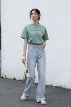Letter Printed T-shirt White photo 24