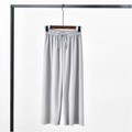 Ice Silk Wide Leg Pants variant CJNSXZKT00940-Light Grey-One size