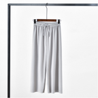 Ice Silk Wide Leg Pants variant CJNSXZKT00940-Light Grey-One size