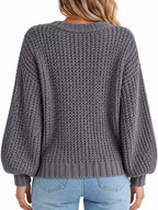 Full Size Chunky Knit Button-down Cardigan Plus (18)