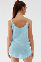 Scoop Neck Spaghetti Strap Knit Cami (12)