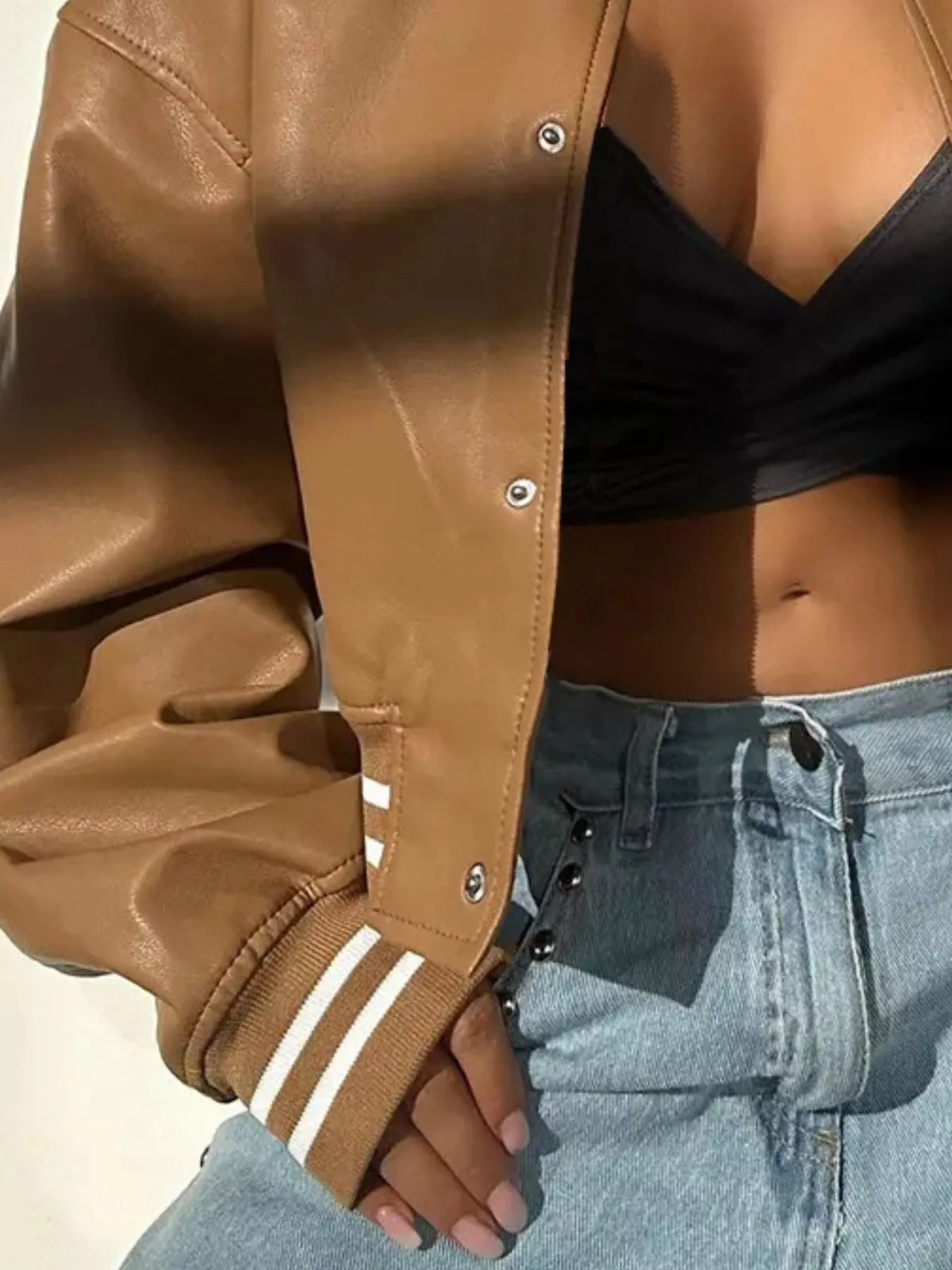 Snap Down Long Sleeve Jacket (17)