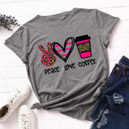 All-match Pattern Summer Short-sleeved T-shirt variant CJNSSYCS08314-Grey-XXL|CJNSSYCS08314-Grey-M|CJNSSYCS08314-Grey-XL|CJNSSYCS08314-Grey-3XL|CJNSSYCS08314-Grey-L|CJNSSYCS08314-Grey-S