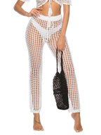 Cutout High Waist Swim Pants (11)