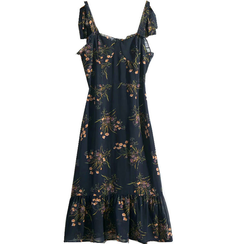 V-neck Ruffled Dress variant CJNSSYLY06780-Picture color-S|CJNSSYLY06780-Picture color-M|CJNSSYLY06780-Picture color-L