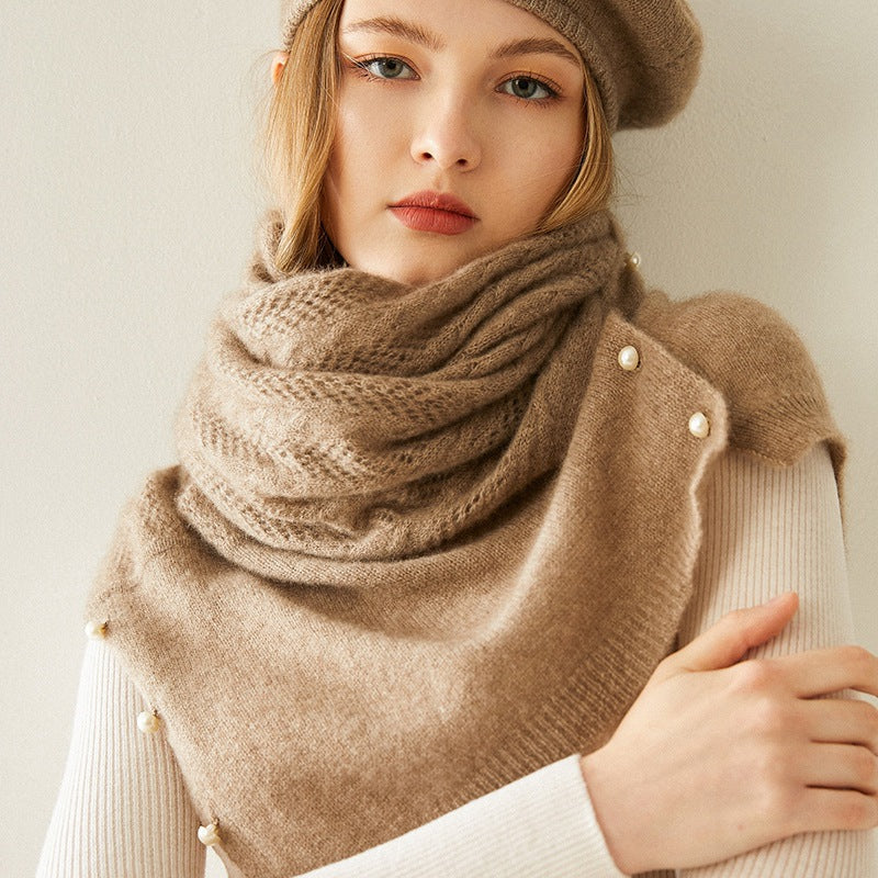 Shawl Scarf Pure Cashmere Cardigan photo 1