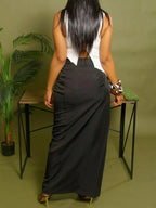 High Slit Maxi Skirt (11)