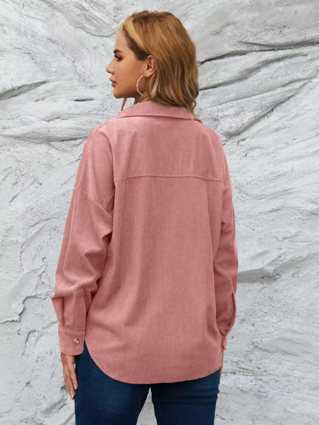 Corduroy Button-up Shirt (8)