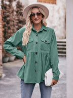 Collared Neck Long Sleeve Shirt (12)