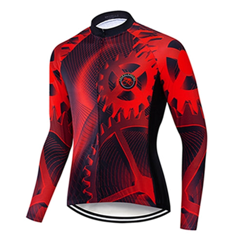 Teleyi Cycling Jersey Long Sleeve Suit Winter Fleece photo 3