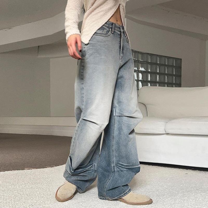 Street Washed Vintage Loose Jeans photo 5