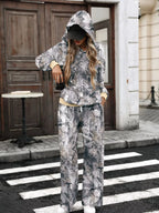 Printed Long Sleeve Hoodie Pants Set (4)