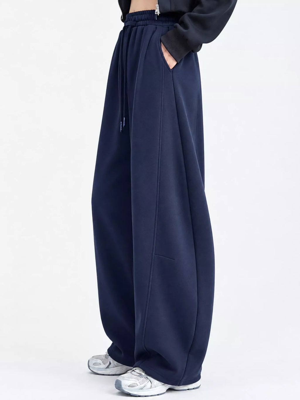 Full Size Drawstring Loose Fit Wide-leg Sweatpants Plus (21)