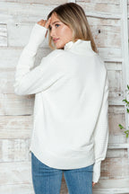 Half Zip Long Sleeve Knit Top (9)