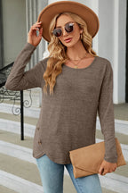 Round Neck Long Sleeve T-shirt (16)
