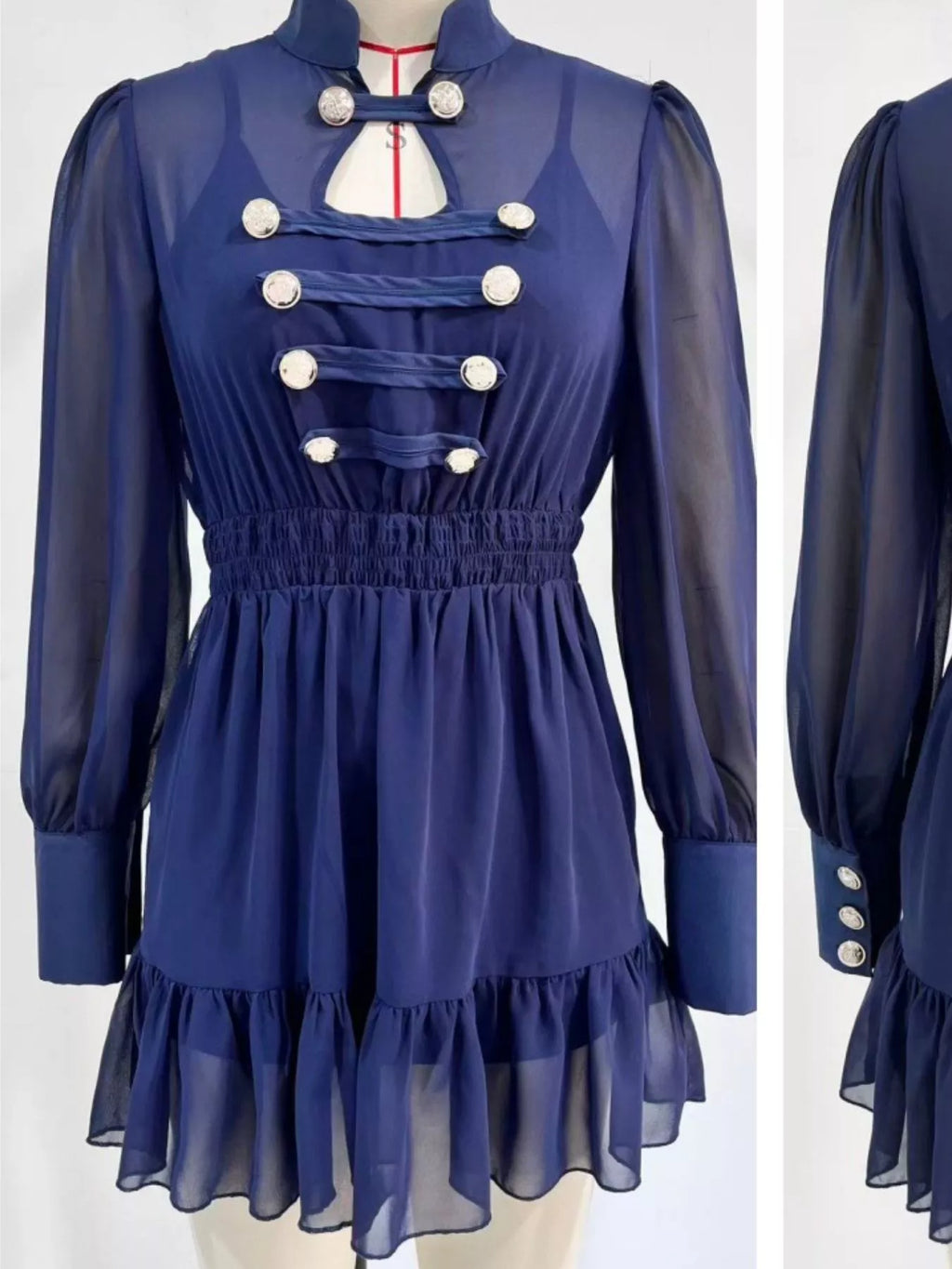 Cami Dress Chiffon Mini Set (6)