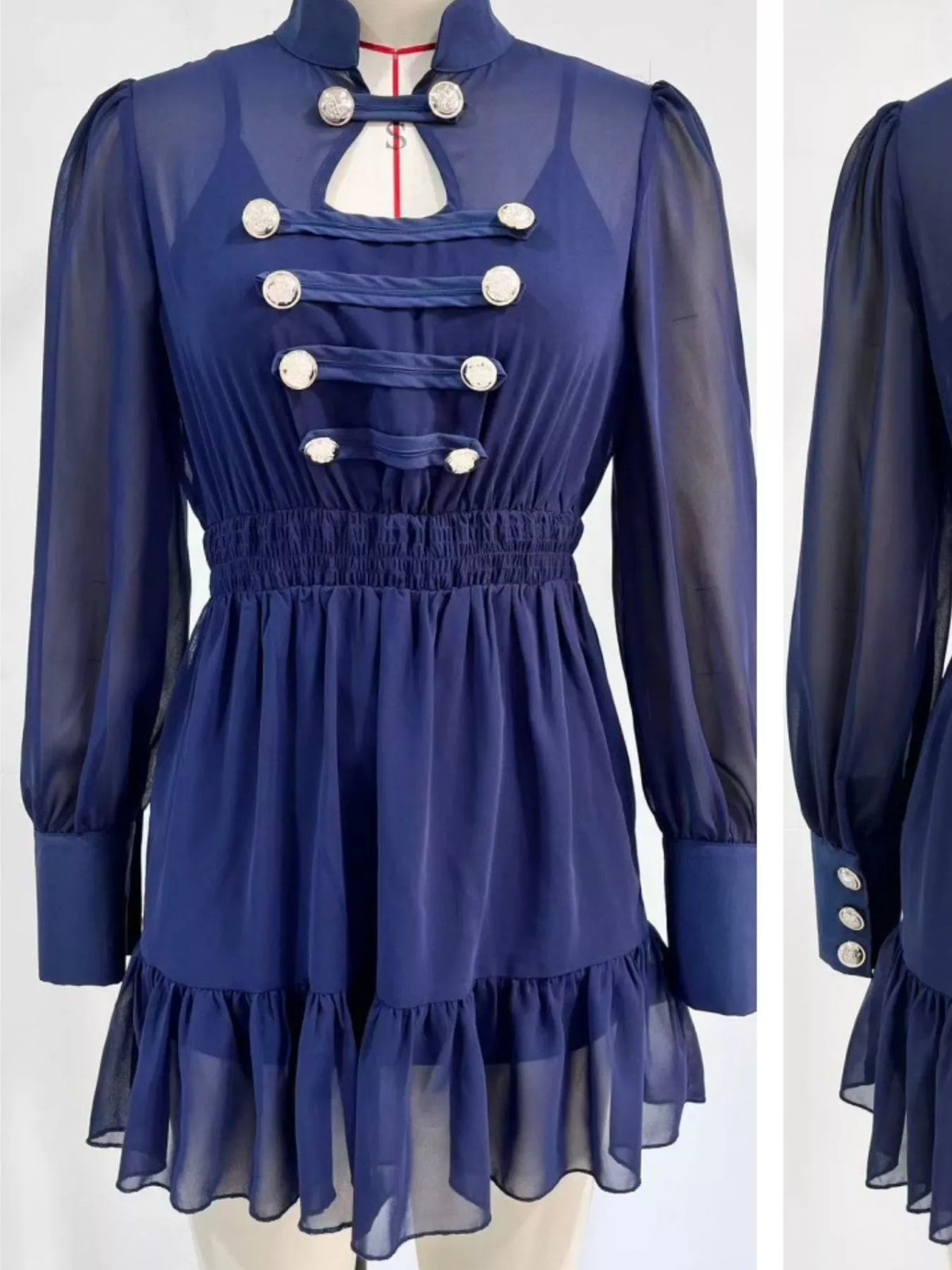 Cami Dress Chiffon Mini Set (6)
