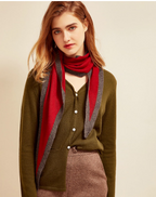 Cashmere Knitted Scarf photo 10