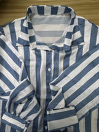 Striped Loose Fit Shirt (8)