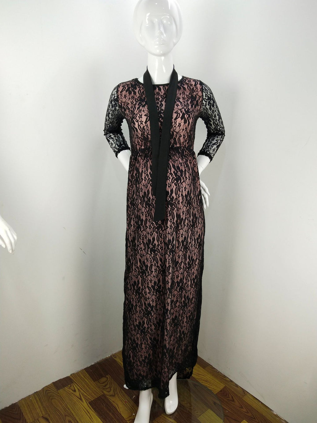 Off-shoulder Maxi Dress variant CJNSSYLY03389-Black-M|CJNSSYLY03389-Black-XL|CJNSSYLY03389-Black-S|CJNSSYLY03389-Black-L