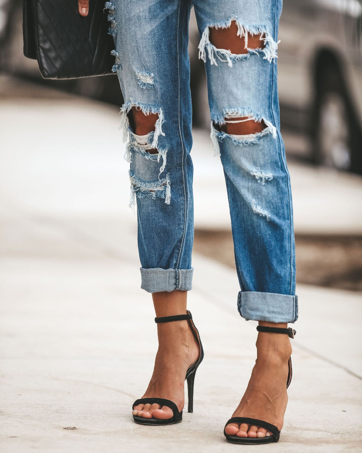 Large Ripped Jeans photo 5