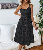 Polka Dot Dress variant CJNSSYLY04979-Black-XL|CJNSSYLY04979-Black-S|CJNSSYLY04979-Black-L|CJNSSYLY04979-Black-M
