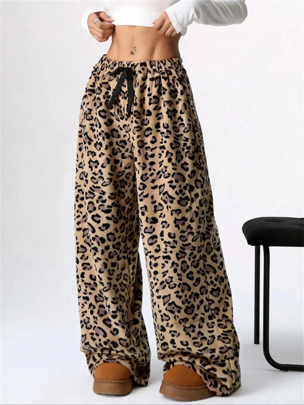 Drawstring Wide Leg Pants (4)