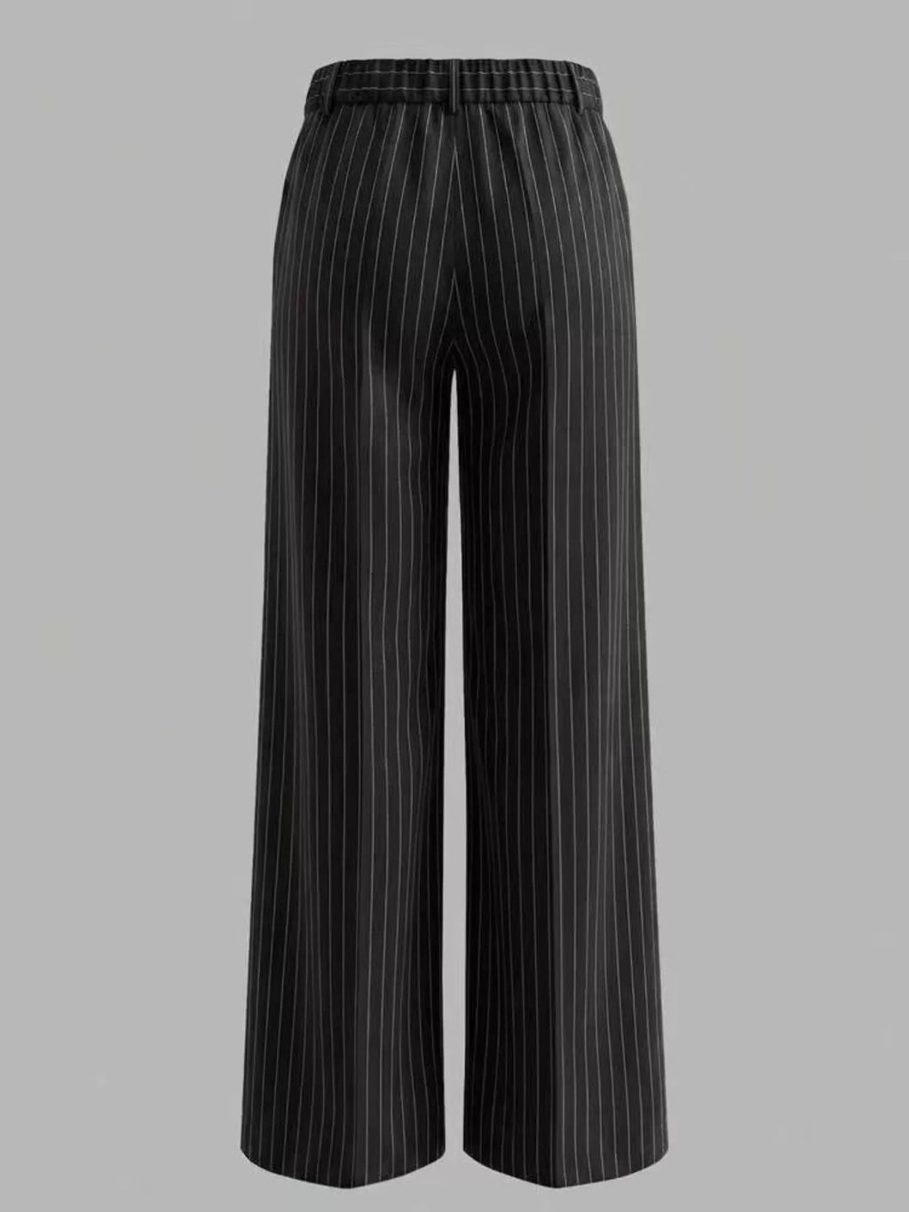 High-waisted Striped Wide-leg Pants (3)