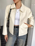 Zip Up Leather Jacket (8)